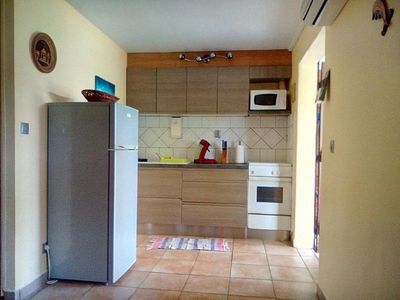 Studio kitchen corner in your vacation lodging