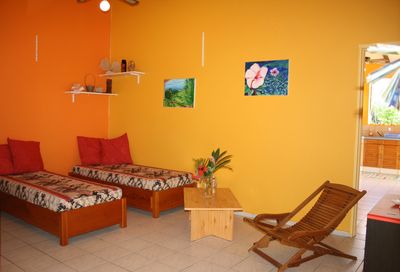 Living room close to beach vacation rental