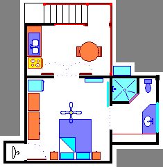 Beautiful studio floor plan